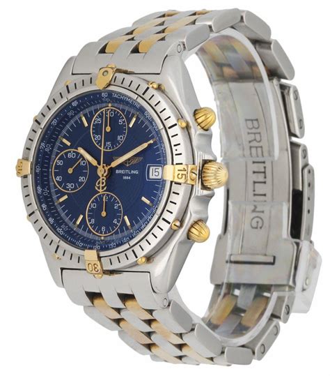 breitling stainless steel back chronographe 100m 13048|Breitling chronomat price.